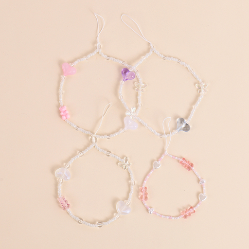  Spring and Summer New Decorative Beaded Keychain #3