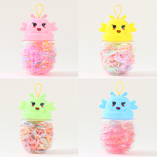 Colorful Disposable Hair Ties with Creative Long Box
