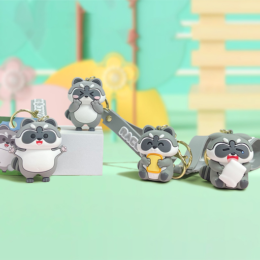Little Raccoon Series Keychain
