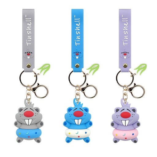 Swimming Ring Hamster Keychain