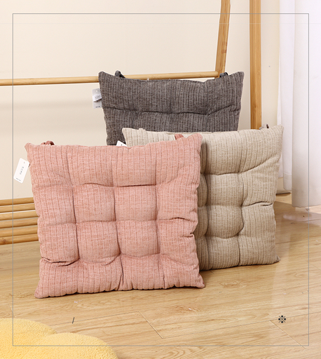 Simple plain strip cushion