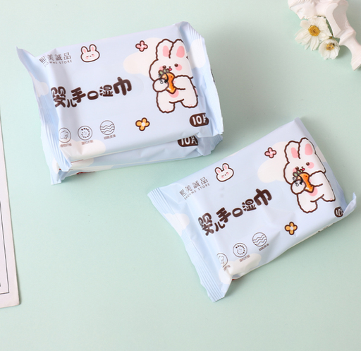 Moisturizing and softening wipes (10 tablets *10 packs)