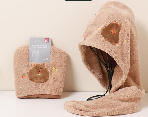 Maillard capybara absorbent dry hair cap
