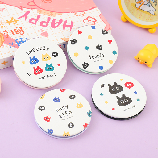 Black Cat Party series round body mirror