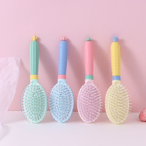 Plant-shaped air cushion comb