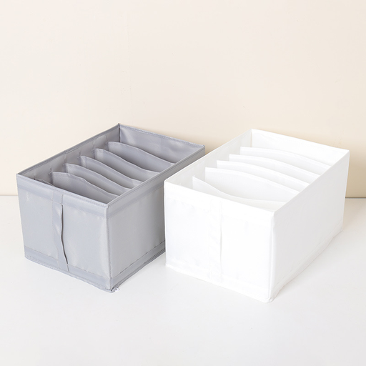 Fabric storage box for clothing