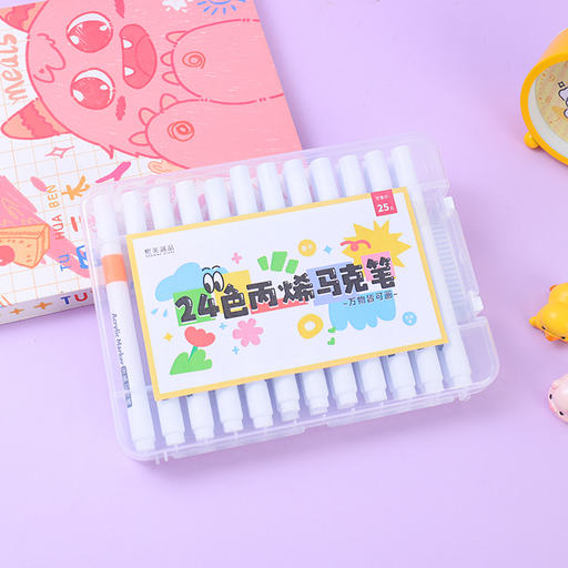 قلم أكريليك 24 لون