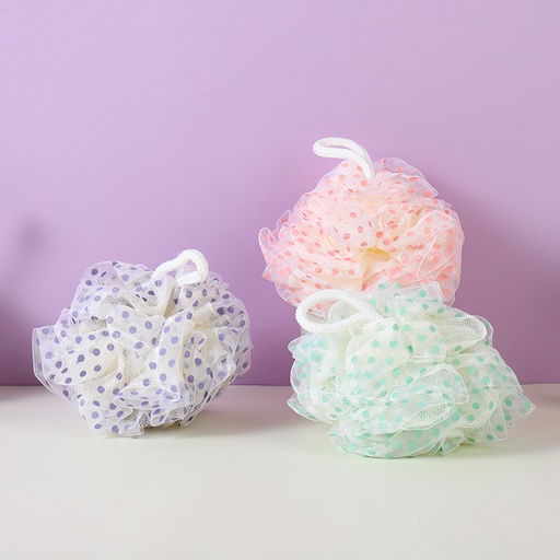 Polka dot bath ball