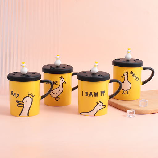 Ceramic cup with duck silicone cover (4mL)
