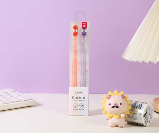 Diamond Multicoloured Silk Toothbrush (2 sets)