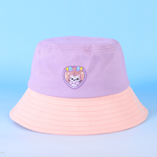 قبعة صياد السمك الأنيقة ذات الألوان المتباينة للعائلة من ستارلايت للأطفال (مولي)