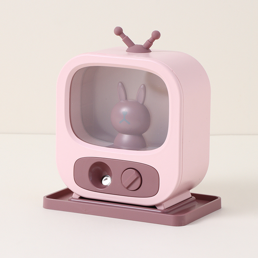 Cute Bunny TV Shaped Humidifier (Pink) LT-9037