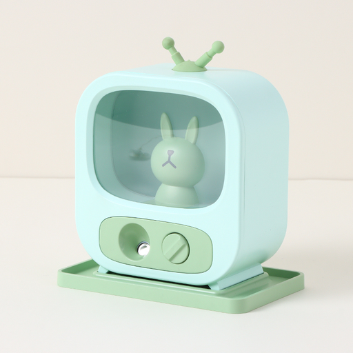 Cute Bunny TV Shaped Humidifier (Green) LT-9037