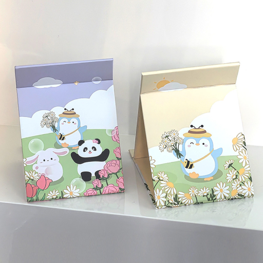 Outing Diary Small Folding Table Mirror