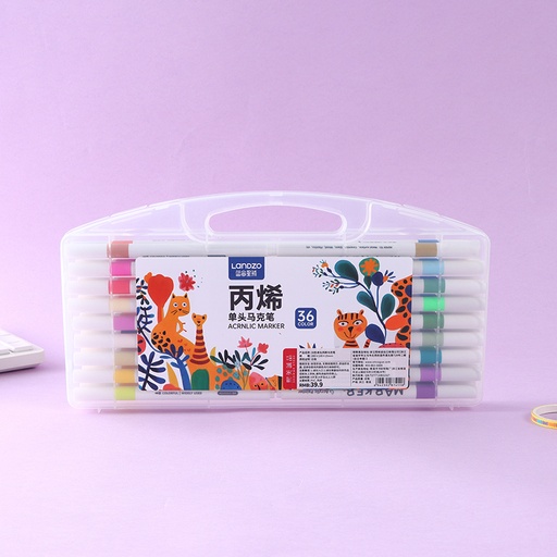 36 color single head acrylic marker