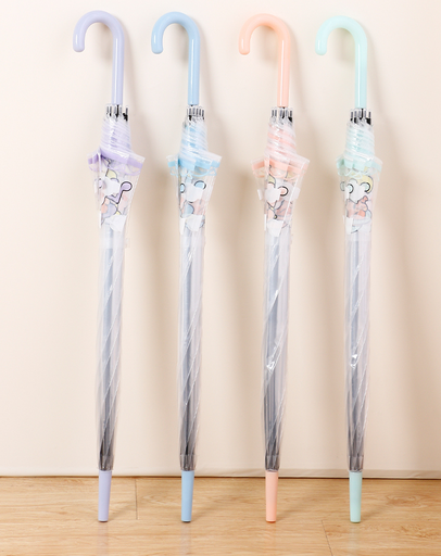 Cute girl note long handle umbrella