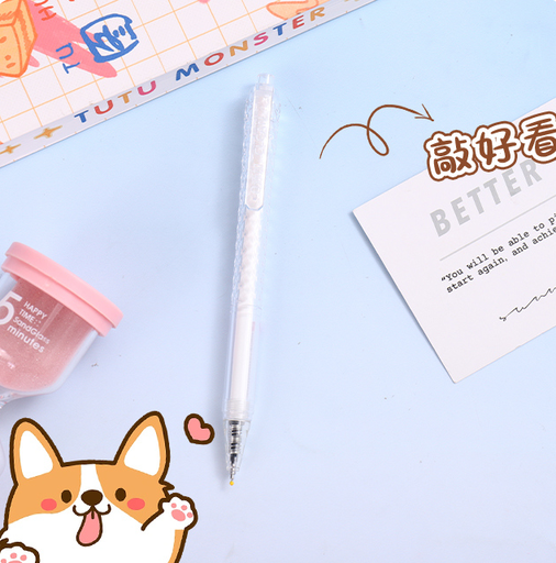 SG702 Press Neutral Pen (10 yuan 3 pieces) Black