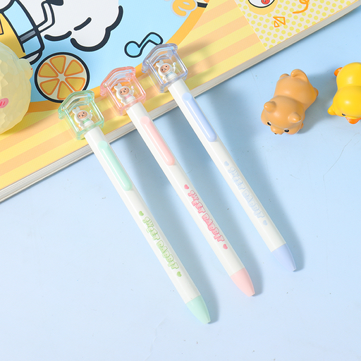 Sweet soft Rabbit Press neutral Pen - Black (10 yuan 2)