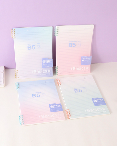 B5 52 خطًا مجزأًا من الأوراق السائبة (قاعدة متدرجة 2).