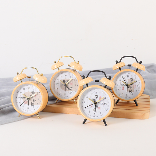 Oriental Rhyme 3 inch alarm clock with two ears