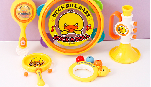 ذات علامة تجارية مشتركة - مجموعة الآلات الموسيقية Platypus Baby Joy