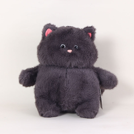 45cm black earth cat plush doll