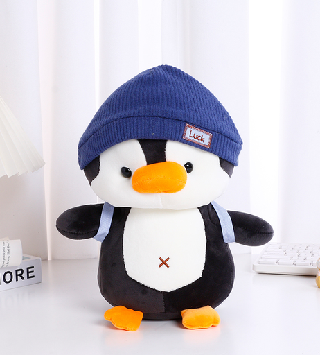 Backpack Penguin 30cm- Blue cap