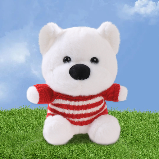 20cm sitting West Highland Dog - Sweater