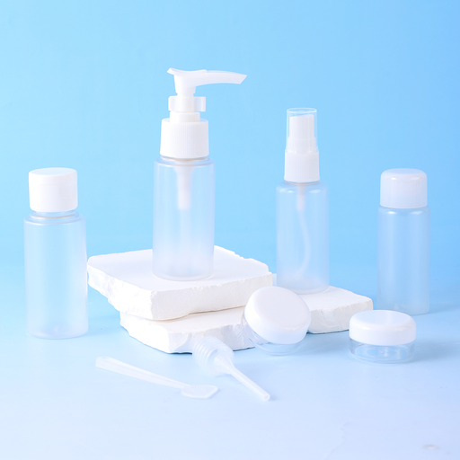 Travel Series Dull Polished Bottles 9PCSSet for Toiletries (B)