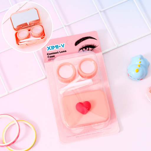 3D Heart Contact Lens Case