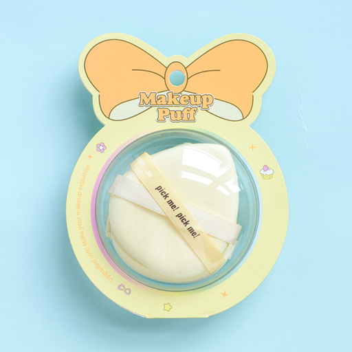 Cute Bunny Series Double Ribbon Strap Double-Sided Powder Puff 2 PCS