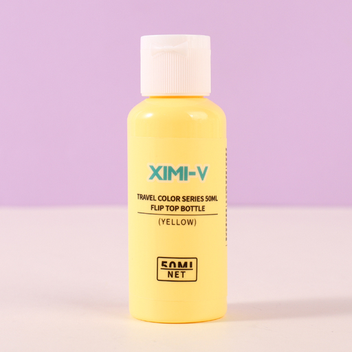 Travel Color Series 50ml Flip Top Bottle (Yellow)