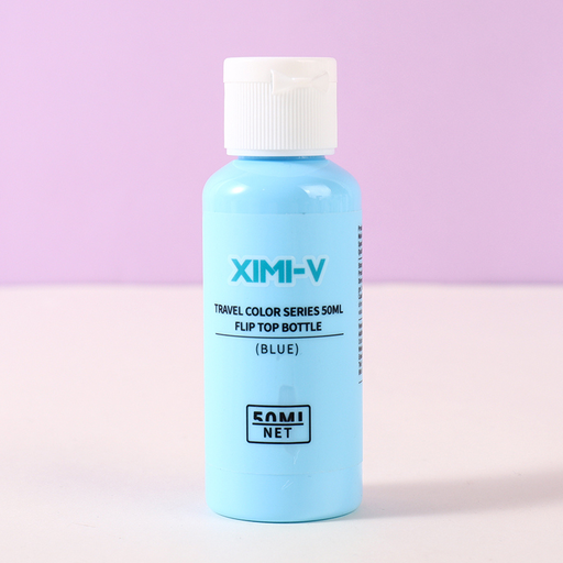 Travel Color Series 50ml Flip Top Bottle (Blue)