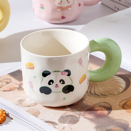 400ml13.52fl.oz. Dessert Series Basic Ceramic Cup (White)