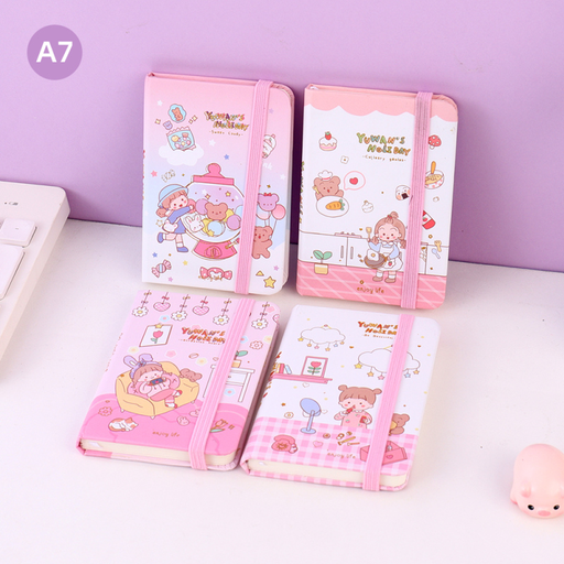 جميل عطلة ملزمة غلاف فني دفتر A7