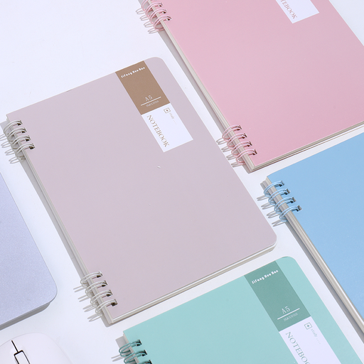 Macaron Series Lined Spiral Notebook A5