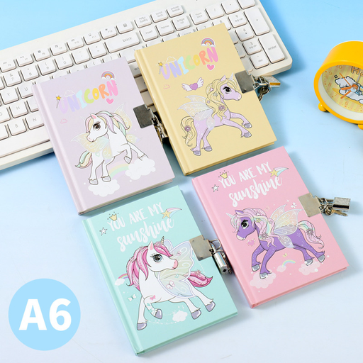Dream Pony Hardcover Notebook with Lock A6