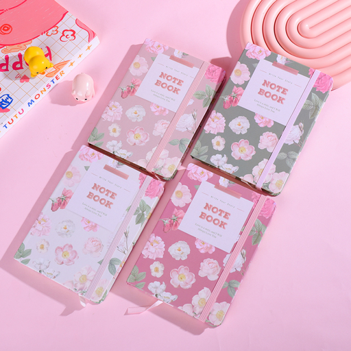 Jungle Wildflower Lined Hardcover Notebook A6