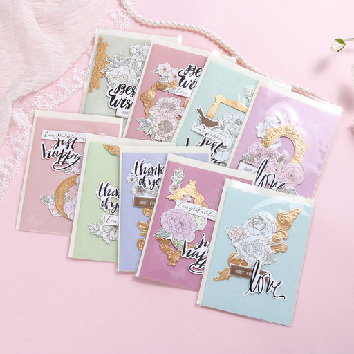 بطاقة معايدة رائعة للحرف اليدوية (1706)