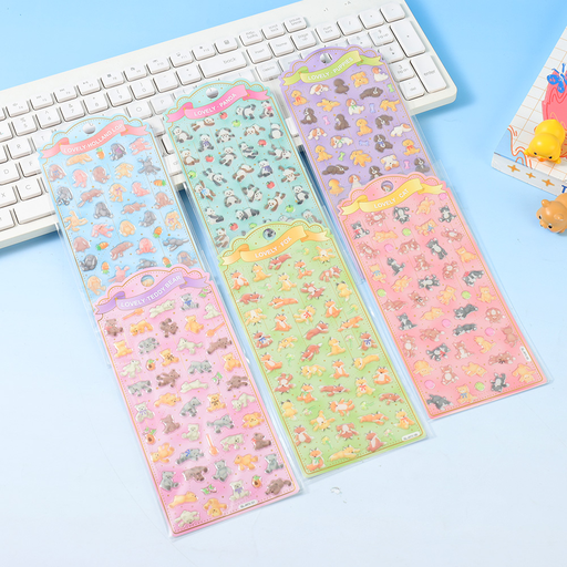 Cute Animal Series Crystal Stickers