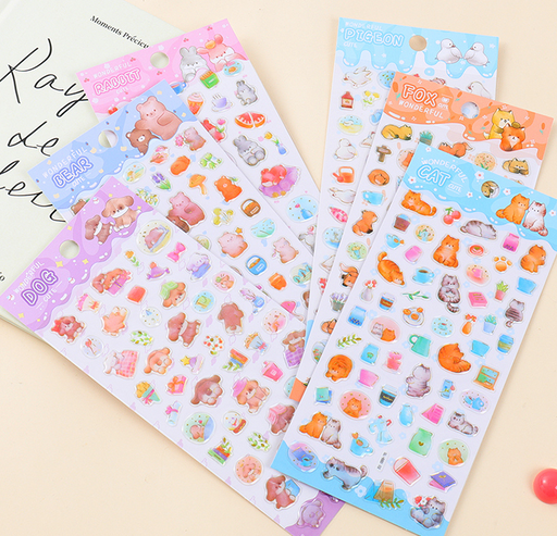 Wonderful Animal Crystal Stickers