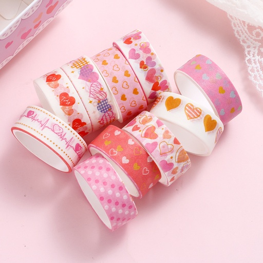 Heart Series Tape Set 10 Rolls