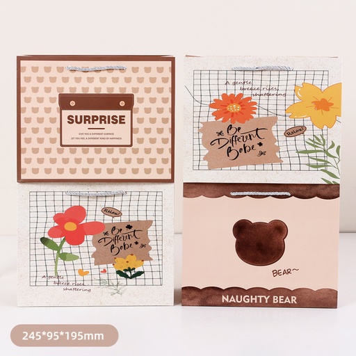 Brown Mood Horizontal Gift Bag (M)