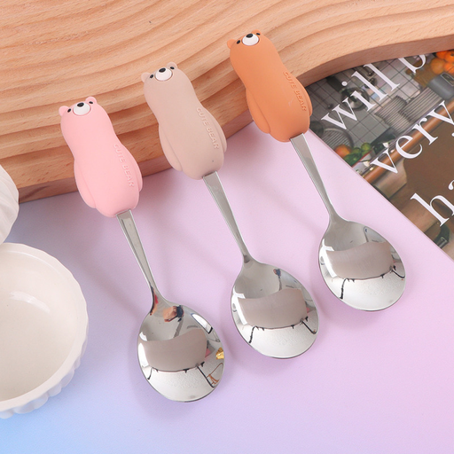 Hug Bear Round Spoon