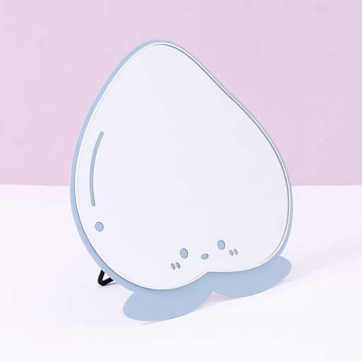 Lovely Peach Special-Shaped Metal Table Mirror