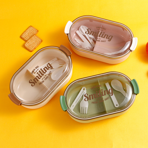 Simple Single-Deck Simple Divided Lunch Box