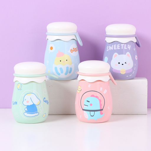 320ml10.8fl.oz. Cartoon Pudding Ceramic Cup