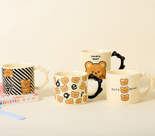 380ml12.84fl.oz. Chubby Bear Basic Ceramic Cup