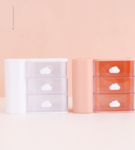 Pen Holder DIY Plastic Storage Box