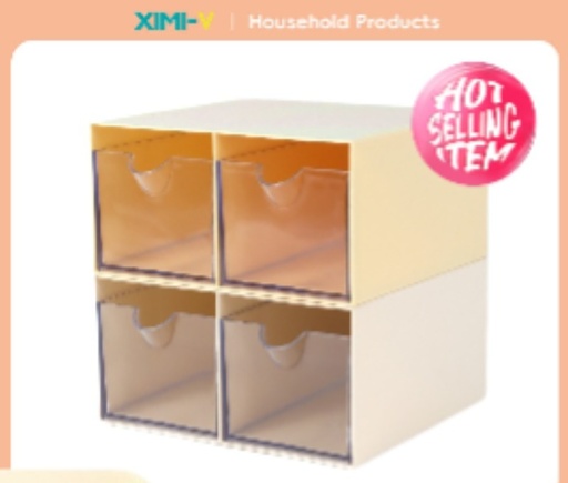 Stackable Transparent Storage Drawer